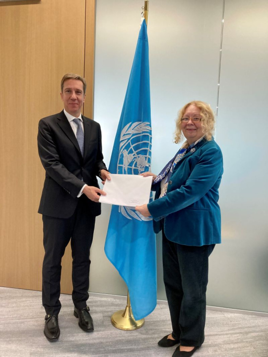 New Permanent Representative Of Greece Presents Credentials To The Director General Of The 5083